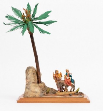 Scene Flight into Egypt with figurines 12 cm.