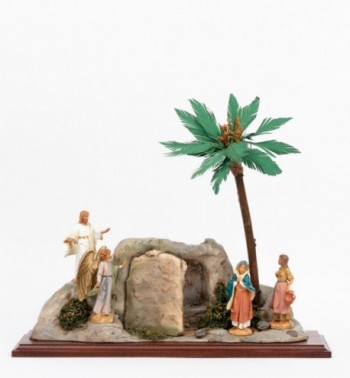 Scene Resurrection with figurines 12 cm.