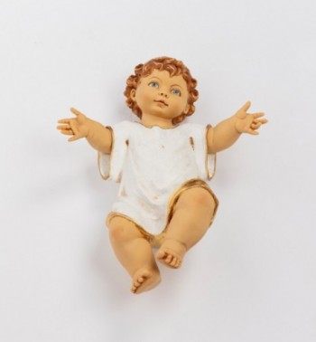 Resin Child with vest for creche 125 cm.