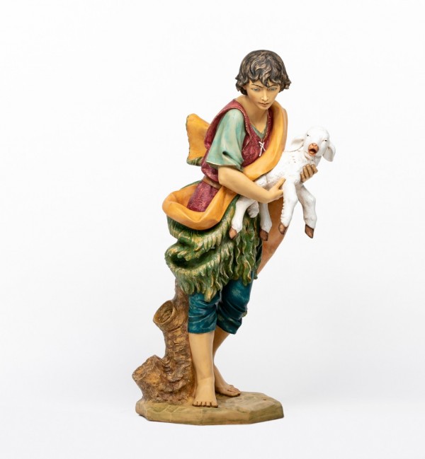 Shepherd (1) in resin for creche 125 cm.