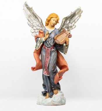 Standing angel in resin for creche 125 cm.