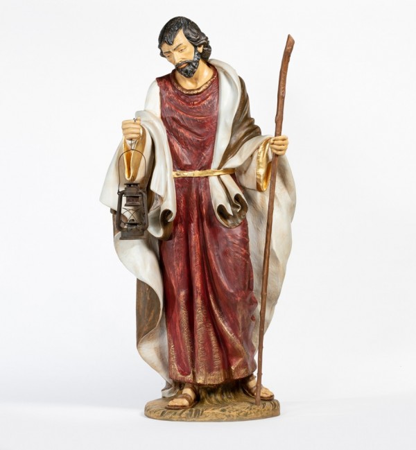 Saint Joseph in resin for creche 180 cm.