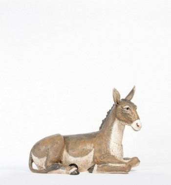 Donkey in resin for creche 180 cm.