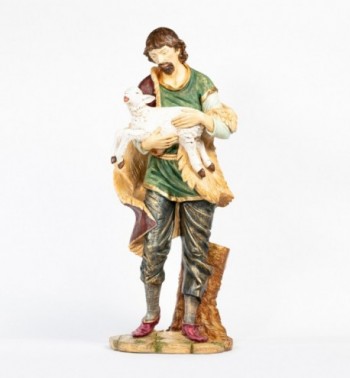 Shepherd (1) in resin for creche 180 cm.