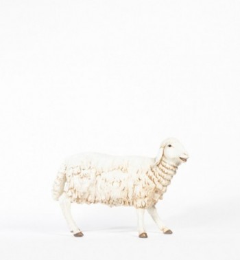 Standing sheep in resin for creche 180 cm.