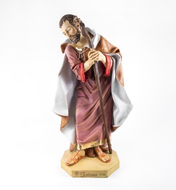 Saint Joseph in resin for creche 125 cm.