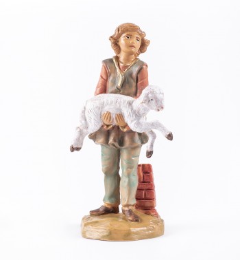 Shepherd (703) for creche 12 cm. with lithographed box