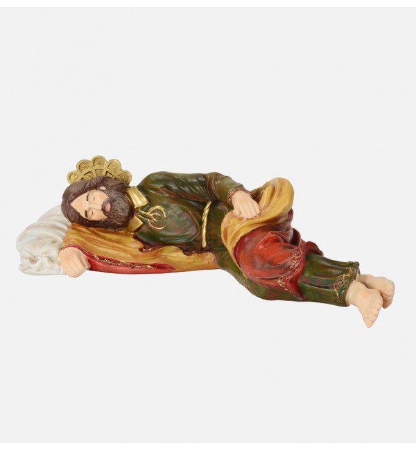 Saint Joseph sleeping in resin (746) 38 cm.