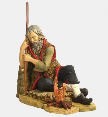 Shepherd (21) in resin for creche 125 cm.