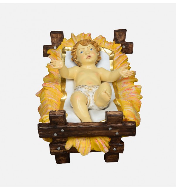 Baby Jesus in the Crib for Nativity Scene 180 cm