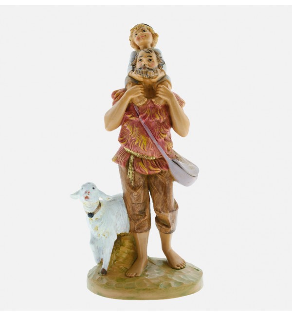 Shepherd (264) for creche 12 cm. with lithographed box