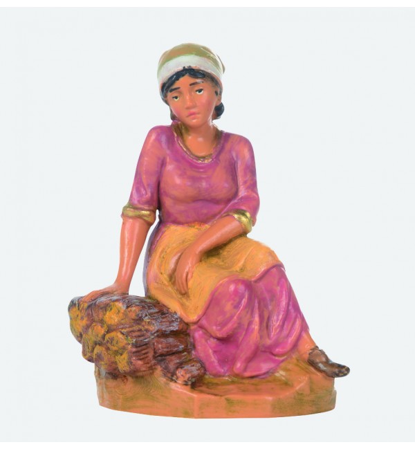 Shepherdess (714) for creche 12 cm.