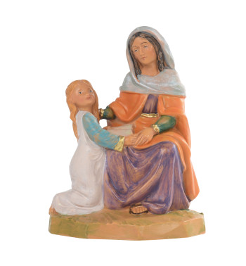 St.Anne with Child Mary (573) 12 cm.