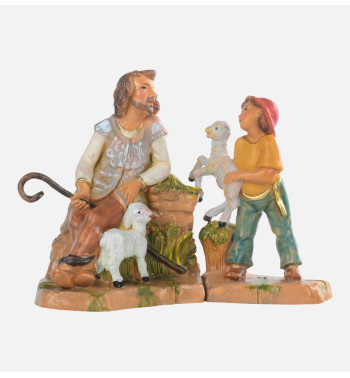 Shepherds (730) and (731) for creche 12 cm.