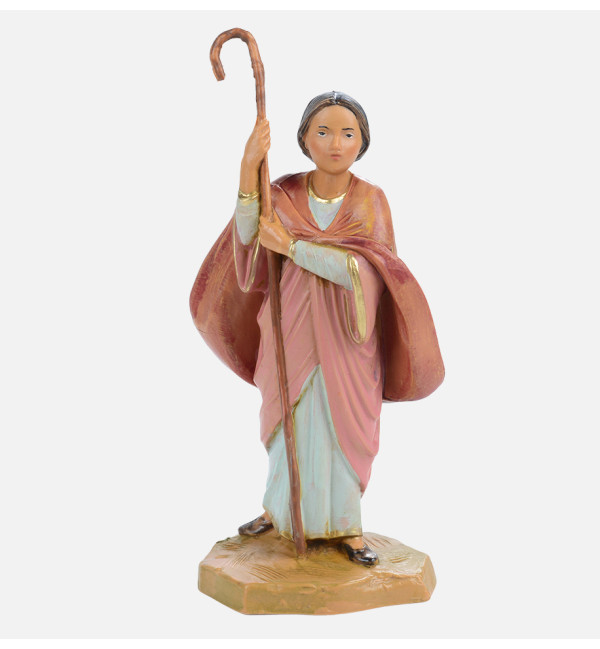 Shepherdess (736) for creche 12 cm.